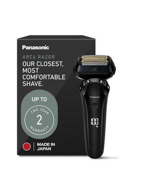 Panasonic ESLS8A Luxury 6-Blade Waterproof Electric Shaver for Men, Black